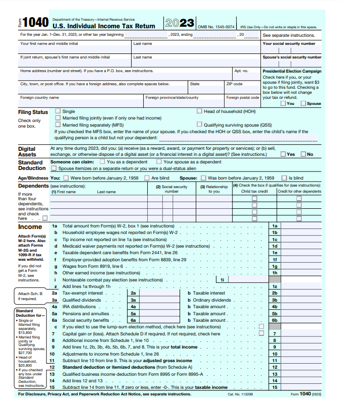 Form 1040: What Paperwork Do I Need For Filling (Comprehensive ...