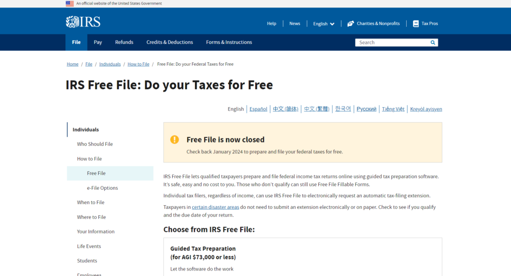 Fill out and Submit Your Tax Return Online
