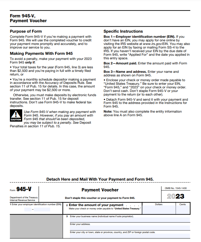 Form 945 What It Is, How to File It S'witty Kiwi