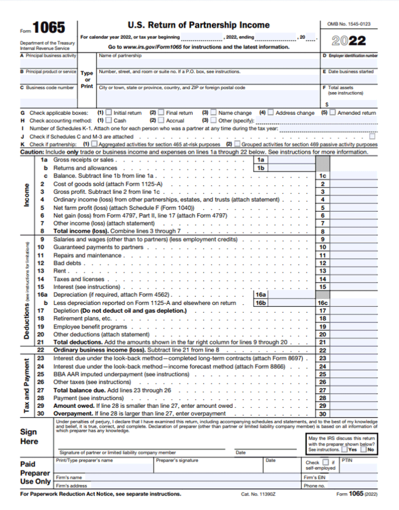 Know-What-Form1065-Is