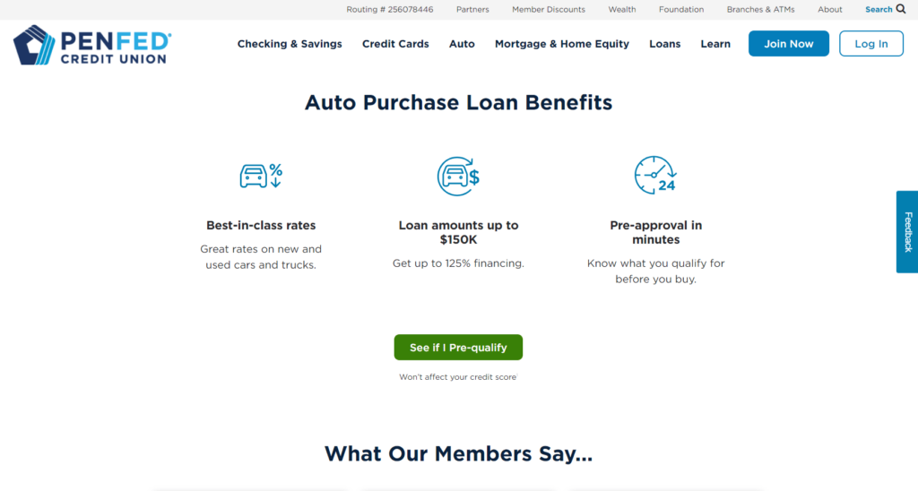 PenFed-Auto-Loan-Standout-Features